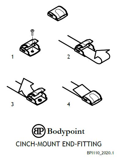 Cinch-Mount End-Fitting Product Instructions 
